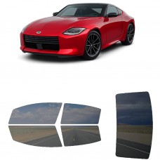 לרכב Nissan Z 2023 ציפוי חלונות שחורים רב פעמי סיליקון לחלונות קדמיים, אחוריים ולחלון האחורי
