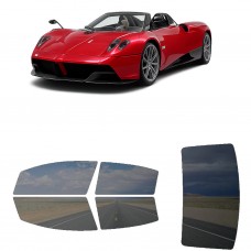 לרכב Pagani HuayraRoadster 2022 ציפוי חלונות שחורים רב פעמי סיליקון לחלונות קדמיים, אחוריים ולחלון האחורי