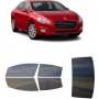 לרכב Peugeot 508 2011 ציפוי חלונות שחורים רב פעמי סיליקון לחלונות קדמיים, אחוריים ולחלון האחורי