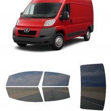לרכב Peugeot Boxer 2006 ציפוי חלונות שחורים רב פעמי סיליקון לחלונות קדמיים, אחוריים ולחלון האחורי