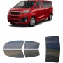 לרכב Peugeot ExpertCombi 2018 ציפוי חלונות שחורים רב פעמי סיליקון לחלונות קדמיים, אחוריים ולחלון האחורי