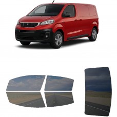 לרכב Peugeot ExpertPanelVan 2018 ציפוי חלונות שחורים רב פעמי סיליקון לחלונות קדמיים, אחוריים ולחלון האחורי