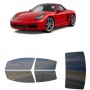 לרכב Porsche 718 Boxster 2017 ציפוי חלונות שחורים רב פעמי סיליקון לחלונות קדמיים, אחוריים ולחלון האחורי