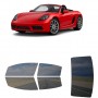 לרכב Porsche 718 Boxster 2020 ציפוי חלונות שחורים רב פעמי סיליקון לחלונות קדמיים, אחוריים ולחלון האחורי