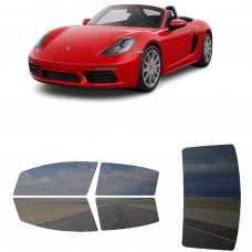 לרכב Porsche 718 Boxster2.0T 2017 ציפוי חלונות שחורים רב פעמי סיליקון לחלונות קדמיים, אחוריים ולחלון האחורי