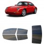 לרכב Porsche 911 Carrera 1998 ציפוי חלונות שחורים רב פעמי סיליקון לחלונות קדמיים, אחוריים ולחלון האחורי