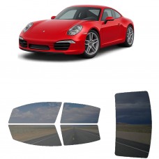 לרכב Porsche 911 Carrera 2013 ציפוי חלונות שחורים רב פעמי סיליקון לחלונות קדמיים, אחוריים ולחלון האחורי