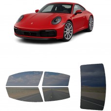 לרכב Porsche 911 Carrera4 2020 ציפוי חלונות שחורים רב פעמי סיליקון לחלונות קדמיים, אחוריים ולחלון האחורי