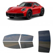 לרכב Porsche 911 Dakar 2023 ציפוי חלונות שחורים רב פעמי סיליקון לחלונות קדמיים, אחוריים ולחלון האחורי