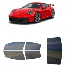 לרכב Porsche 911 GT3 2021 ציפוי חלונות שחורים רב פעמי סיליקון לחלונות קדמיים, אחוריים ולחלון האחורי
