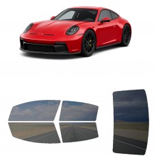 לרכב Porsche 911 GT3TouringPackage 2021 ציפוי חלונות שחורים רב פעמי סיליקון לחלונות קדמיים, אחוריים ולחלון האחורי