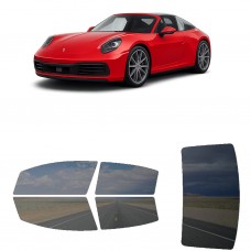 לרכב Porsche 911 Targa TwodoorCoupe 2020 ציפוי חלונות שחורים רב פעמי סיליקון לחלונות קדמיים, אחוריים ולחלון האחורי