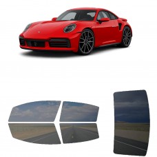 לרכב Porsche 911 TurboS 2021 ציפוי חלונות שחורים רב פעמי סיליקון לחלונות קדמיים, אחוריים ולחלון האחורי