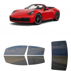 לרכב Porsche 911 TwodoorConvertible 2020 ציפוי חלונות שחורים רב פעמי סיליקון לחלונות קדמיים, אחוריים ולחלון האחורי