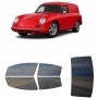 לרכב Porsche 1500 Classic Tradesman 2021 ציפוי חלונות שחורים רב פעמי סיליקון לחלונות קדמיים, אחוריים ולחלון האחורי