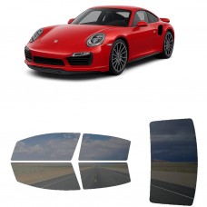 לרכב Porsche 2013 911 Turbo 2013 ציפוי חלונות שחורים רב פעמי סיליקון לחלונות קדמיים, אחוריים ולחלון האחורי