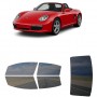 לרכב Porsche Boxster 2008 ציפוי חלונות שחורים רב פעמי סיליקון לחלונות קדמיים, אחוריים ולחלון האחורי