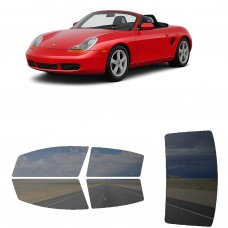 לרכב Porsche Boxster TwodoorConvertible 1997 ציפוי חלונות שחורים רב פעמי סיליקון לחלונות קדמיים, אחוריים ולחלון האחורי