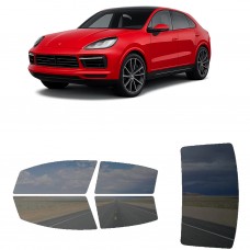 לרכב Porsche Cayenne Coupe 2021 ציפוי חלונות שחורים רב פעמי סיליקון לחלונות קדמיים, אחוריים ולחלון האחורי
