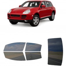 לרכב Porsche Cayenne SUV 2003 ציפוי חלונות שחורים רב פעמי סיליקון לחלונות קדמיים, אחוריים ולחלון האחורי