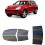 לרכב Porsche Cayenne SUV 2003 ציפוי חלונות שחורים רב פעמי סיליקון לחלונות קדמיים, אחוריים ולחלון האחורי