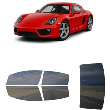 לרכב Porsche Cayman TwodoorCoupe 2014 ציפוי חלונות שחורים רב פעמי סיליקון לחלונות קדמיים, אחוריים ולחלון האחורי