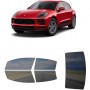 לרכב Porsche Macan 2020 ציפוי חלונות שחורים רב פעמי סיליקון לחלונות קדמיים, אחוריים ולחלון האחורי