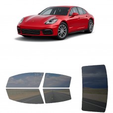 לרכב Porsche Panamera Base 2017 ציפוי חלונות שחורים רב פעמי סיליקון לחלונות קדמיים, אחוריים ולחלון האחורי