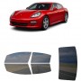 לרכב Porsche Panamera Sedan 2010 ציפוי חלונות שחורים רב פעמי סיליקון לחלונות קדמיים, אחוריים ולחלון האחורי