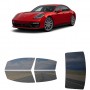 לרכב Porsche Panamera Turbo 2020 ציפוי חלונות שחורים רב פעמי סיליקון לחלונות קדמיים, אחוריים ולחלון האחורי