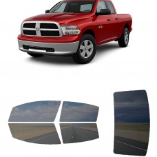 לרכב Ram 1500 2009 ציפוי חלונות שחורים רב פעמי סיליקון לחלונות קדמיים, אחוריים ולחלון האחורי