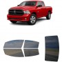 לרכב RAM 1500 Classic Express 2022 ציפוי חלונות שחורים רב פעמי סיליקון לחלונות קדמיים, אחוריים ולחלון האחורי