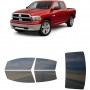 לרכב Ram 1500 Crew PU 2012 ציפוי חלונות שחורים רב פעמי סיליקון לחלונות קדמיים, אחוריים ולחלון האחורי