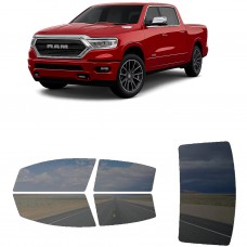 לרכב RAM 1500 Limited 2022 ציפוי חלונות שחורים רב פעמי סיליקון לחלונות קדמיים, אחוריים ולחלון האחורי