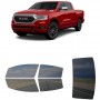 לרכב RAM 1500 Limited 2022 ציפוי חלונות שחורים רב פעמי סיליקון לחלונות קדמיים, אחוריים ולחלון האחורי