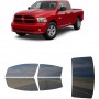 לרכב Ram 1500Classic PU 2012 ציפוי חלונות שחורים רב פעמי סיליקון לחלונות קדמיים, אחוריים ולחלון האחורי