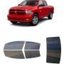 לרכב Ram 1500Classic PU 2019 ציפוי חלונות שחורים רב פעמי סיליקון לחלונות קדמיים, אחוריים ולחלון האחורי