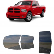 לרכב Ram 1500Classic Quad PU 2019 ציפוי חלונות שחורים רב פעמי סיליקון לחלונות קדמיים, אחוריים ולחלון האחורי
