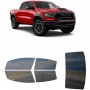 לרכב Ram 1500TRX 2021 ציפוי חלונות שחורים רב פעמי סיליקון לחלונות קדמיים, אחוריים ולחלון האחורי