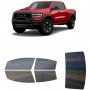 לרכב RAM 1500TRX 2022 ציפוי חלונות שחורים רב פעמי סיליקון לחלונות קדמיים, אחוריים ולחלון האחורי