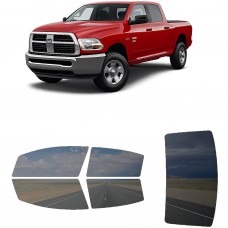 לרכב Ram 2500 Four-door 2010 ציפוי חלונות שחורים רב פעמי סיליקון לחלונות קדמיים, אחוריים ולחלון האחורי