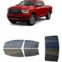 לרכב RAM 2500 Limited 2022 ציפוי חלונות שחורים רב פעמי סיליקון לחלונות קדמיים, אחוריים ולחלון האחורי