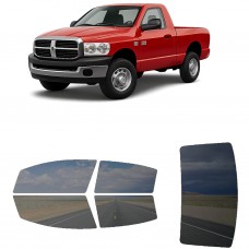 לרכב Ram 2500 Two-door 2009 ציפוי חלונות שחורים רב פעמי סיליקון לחלונות קדמיים, אחוריים ולחלון האחורי