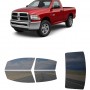 לרכב Ram 2500 Two-door 2010 ציפוי חלונות שחורים רב פעמי סיליקון לחלונות קדמיים, אחוריים ולחלון האחורי