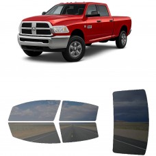 לרכב Ram 3500 Four-door 2013 ציפוי חלונות שחורים רב פעמי סיליקון לחלונות קדמיים, אחוריים ולחלון האחורי
