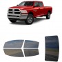 לרכב Ram 3500 Four-door 2013 ציפוי חלונות שחורים רב פעמי סיליקון לחלונות קדמיים, אחוריים ולחלון האחורי