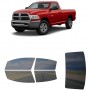 לרכב Ram 3500 Two-door 2010 ציפוי חלונות שחורים רב פעמי סיליקון לחלונות קדמיים, אחוריים ולחלון האחורי