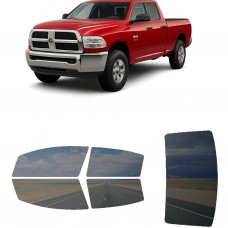 לרכב Ram 25003500 PU 2012 ציפוי חלונות שחורים רב פעמי סיליקון לחלונות קדמיים, אחוריים ולחלון האחורי