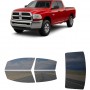 לרכב Ram 25003500 PU 2012 ציפוי חלונות שחורים רב פעמי סיליקון לחלונות קדמיים, אחוריים ולחלון האחורי
