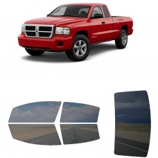 לרכב Ram Dakota Extd PU 2011 ציפוי חלונות שחורים רב פעמי סיליקון לחלונות קדמיים, אחוריים ולחלון האחורי